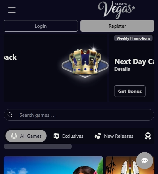 Always Vegas Casino Mobile screenshot